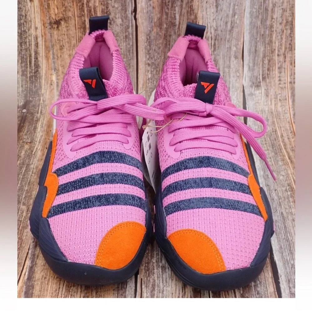 Adidas Trey Young 2 Pink Trap House Prime Knit Basketball Shoes Mens Size 9 Pink